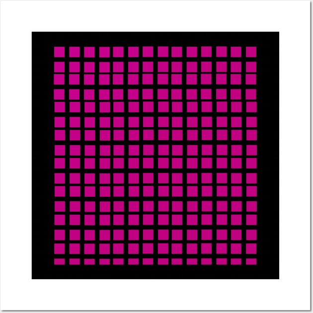 SQUARES PATTERN,  SQUARE STANDARD Wall Art by SAMUEL FORMAS